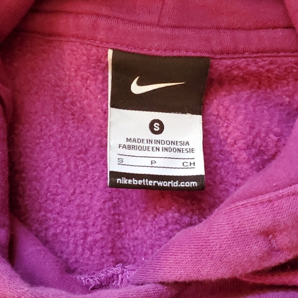 Purple/pink Nike hooded sweatshirt - Picture 4 of 4